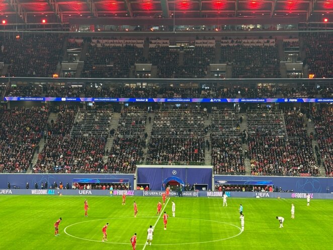 Zápas Ligy Mistrů - RB Leipzig vs Liverpool