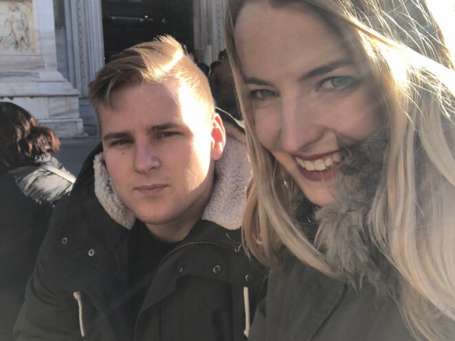 Vánoční návštěva Milána v Itálii