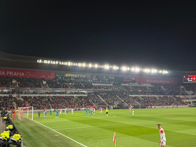 Zápas Slavia - RSC Anderlecht Brusel