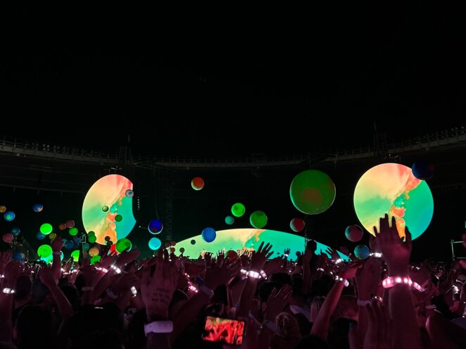 Koncert Coldplay ve Vídni