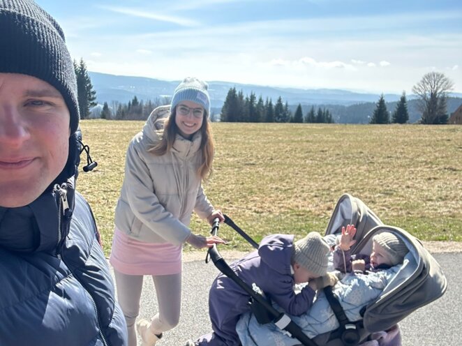 Bedřichov s babinou a dědou 2024