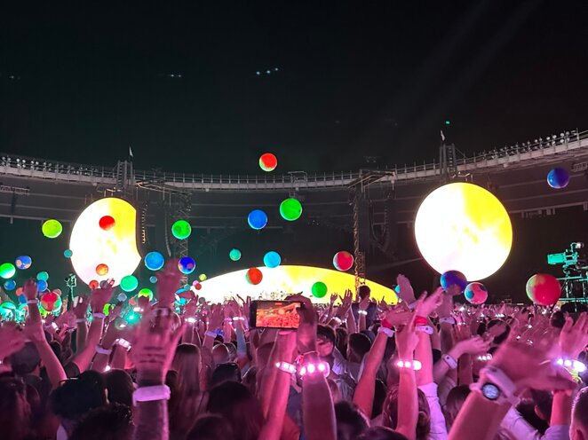 Koncert Coldplay ve Vídni