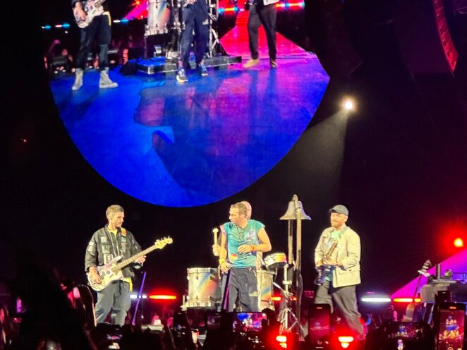 Koncert Coldplay ve Vídni