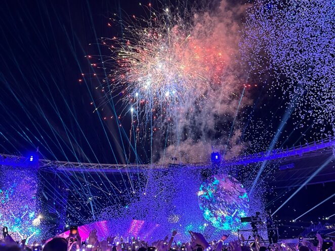 Koncert Coldplay ve Vídni