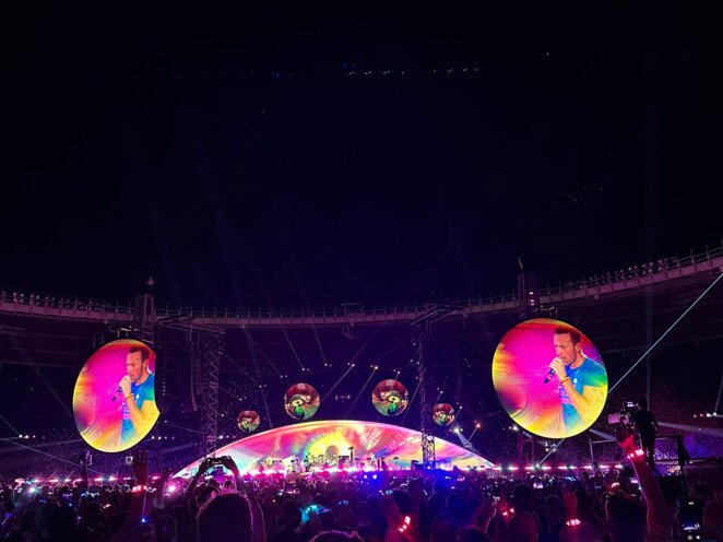 Koncert Coldplay ve Vídni