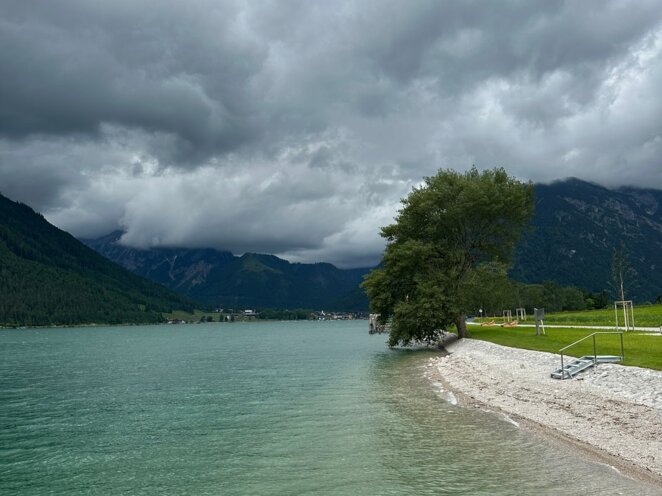 Zastávka po cestě do Itálie v Maurach - Achensee