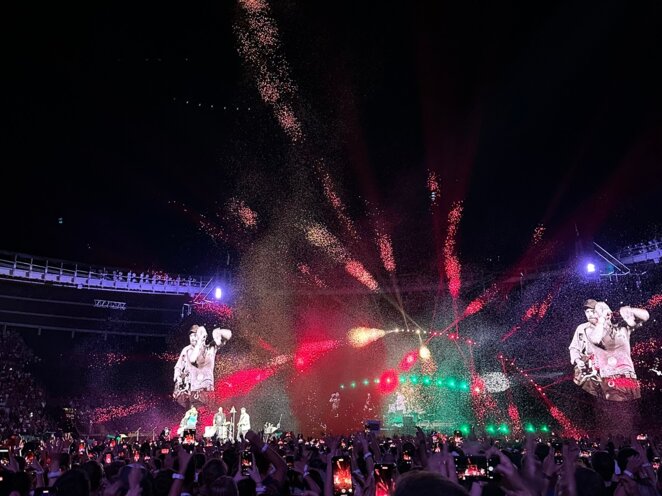 Koncert Coldplay ve Vídni