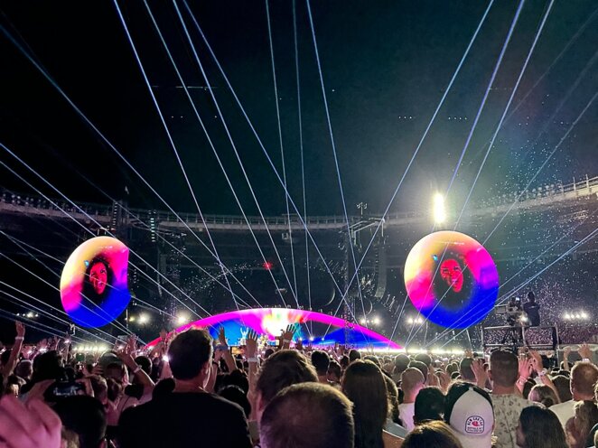 Koncert Coldplay ve Vídni