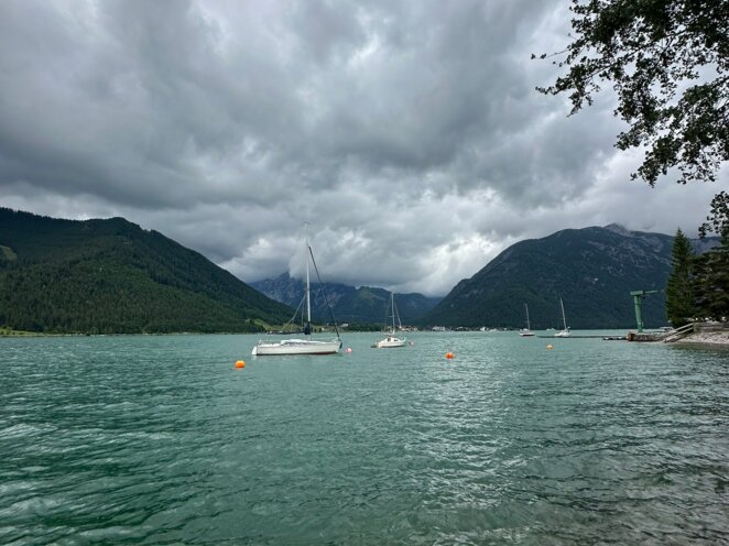 Zastávka po cestě do Itálie v Maurach - Achensee