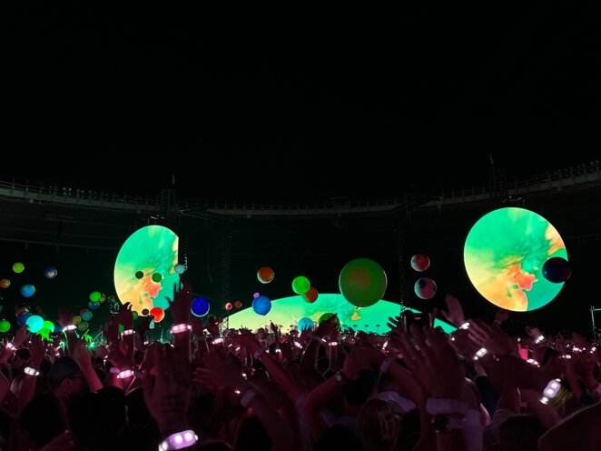 Koncert Coldplay ve Vídni