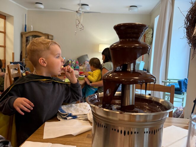 Vyrábění čokolády s Chocco caffe v Rodinném centru 05/2025